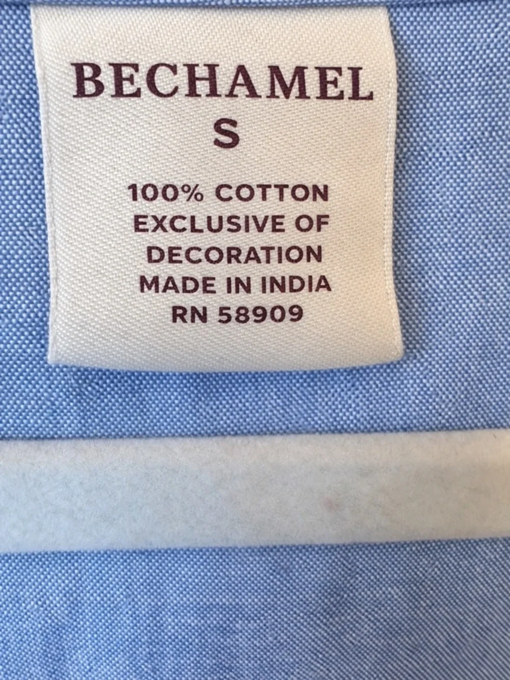 Bechamel Lavender Blue Button-Front Dress with Pink and Yellow Floral Embroidery - Picture 2 of 3